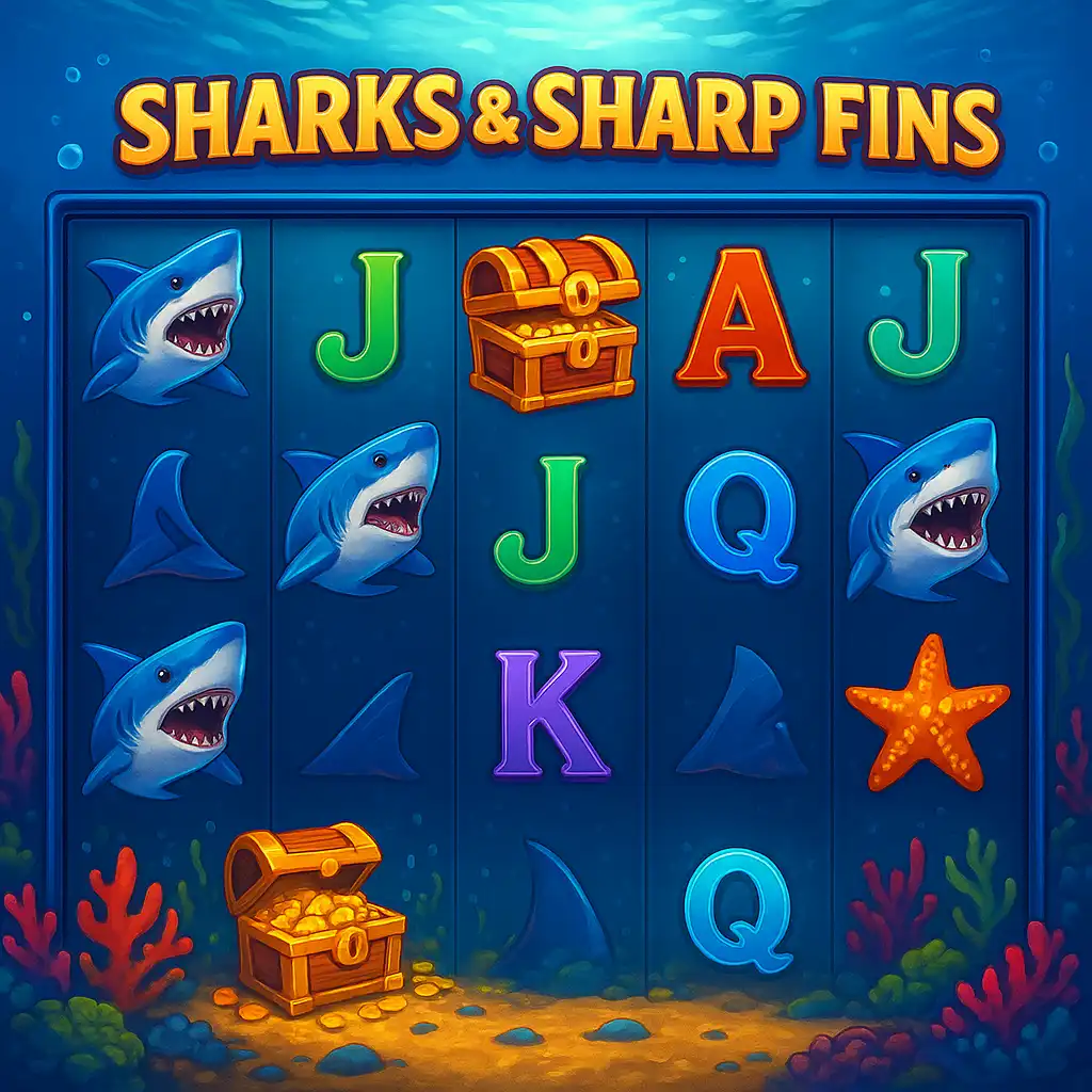 Screenshot of the Razor Shark slot game reels